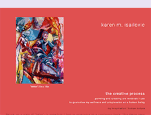 Tablet Screenshot of karenisailovic.com